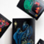 Dragon With Fairy Lights Christmas Card, thumbnail 4 of 4