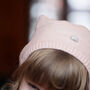 Cat Face Knitted Hat For Baby And Toddler, thumbnail 6 of 11