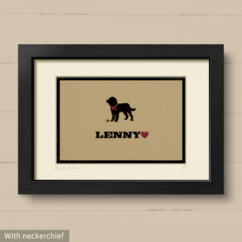 Personalised Labradoodle Print For One Or Two Dogs, 5 of 12