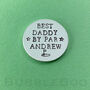 Best Daddy By Par Golf Ball Marker Personalised, thumbnail 2 of 4