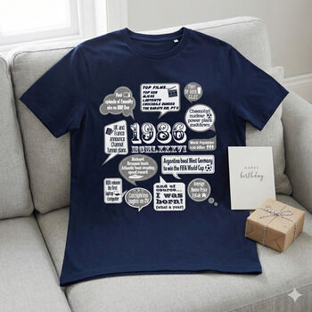 'Events Of 1986' Bespoke 40th Birthday Gift T Shirt, 6 of 10
