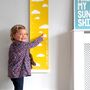 Personalised Dream Big Canvas Height Chart, thumbnail 2 of 9