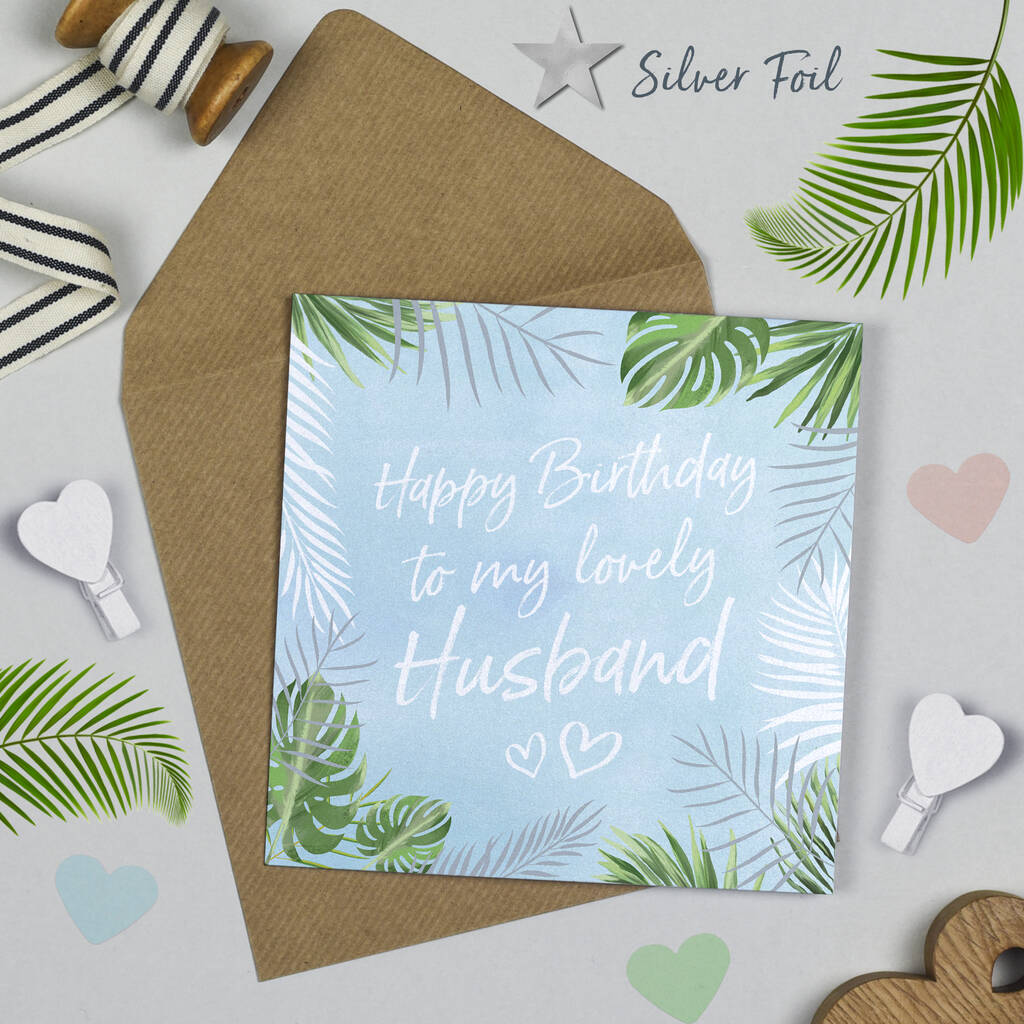 California Husband Birthday Card By Michelle Fiedler Design