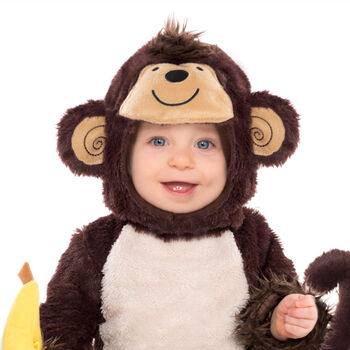 Baby's Monkey Dress Up Costume, 3 of 4