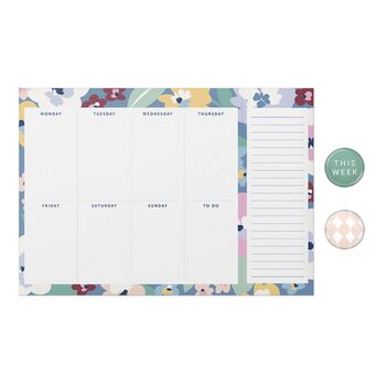 Weekly Planner Pad Floral, 2 of 2