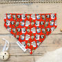 Christmas Characters Festive Dog Bandana, thumbnail 6 of 7