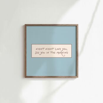 Night Night Love You Nursery Prints, 3 of 6