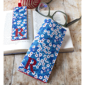 Blue Floral Liberty Fabric Glasses Case Gift For Granny, 4 of 4