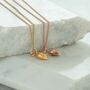 Tiny Mouse Charm Necklace Gold Or Rose Gold Vermeil, thumbnail 1 of 6