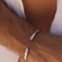 Silver 5mm Cuff Bracelet Adjustable Steel Minimal Gift, thumbnail 1 of 8