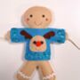 Sewing Kit Gingerbread Men In Jumpers Christmas Garland, thumbnail 9 of 10