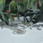 Sterling Silver Feather Leaf Adjustable Stacking Finger Or Thumb Ring, thumbnail 9 of 10