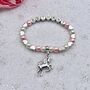 Personalised Unicorn Bracelet Inc Gift Bag, thumbnail 1 of 12