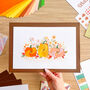 Pumpkin Meadow Picture Craft Kit | Autumn Home Decor, thumbnail 6 of 7