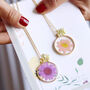Encapsulated Real Flowers Nature Necklace, thumbnail 1 of 6