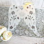 Personalised Memorial Angel Wings With Ribbon Loss Of Loved One, thumbnail 1 of 6