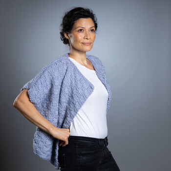 Luna Cardigan Easy Knitting Kit, 4 of 10