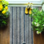 My Mat Washable Cotton Mat My Ribbon Grey, thumbnail 10 of 10