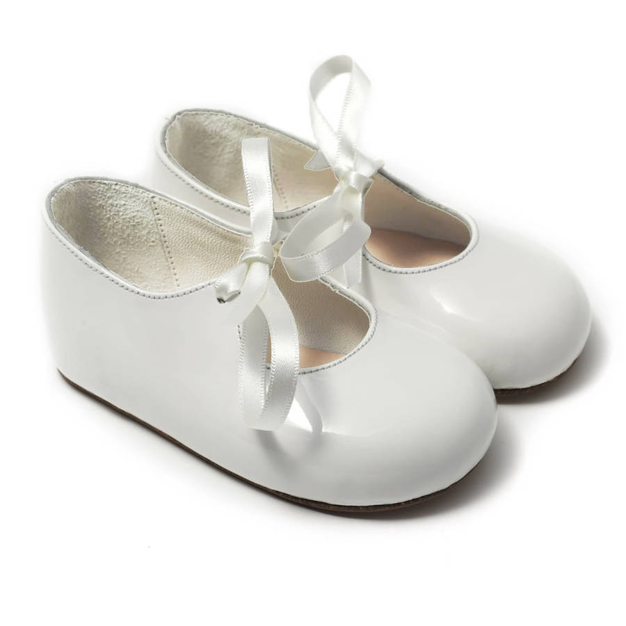 girls white shoes by vevian | notonthehighstreet.com