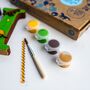 Personalised Paint Your Own Dinosaur Wooden Letter, thumbnail 3 of 7
