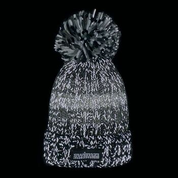 Gradient Dark Winter Sky Reflective Super Bobble Hat, 6 of 8