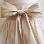 Silk Luxe Sash For Flower Girl Dresses, thumbnail 5 of 10