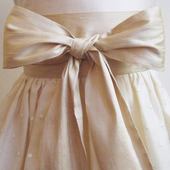 Silk Luxe Sash For Flower Girl Dresses, 5 of 10