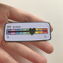 Mood Scale Rainbow Pin With Moveable Heart, thumbnail 11 of 12
