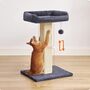 Cat Scratching Post With Sisal Plush Cat Tree, thumbnail 4 of 10