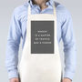 Any Text Personalised Apron, thumbnail 3 of 5