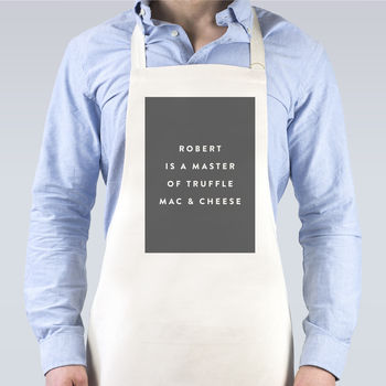 Any Text Personalised Apron, 3 of 5