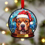 Staffie Dog Tree Decoration, thumbnail 1 of 6