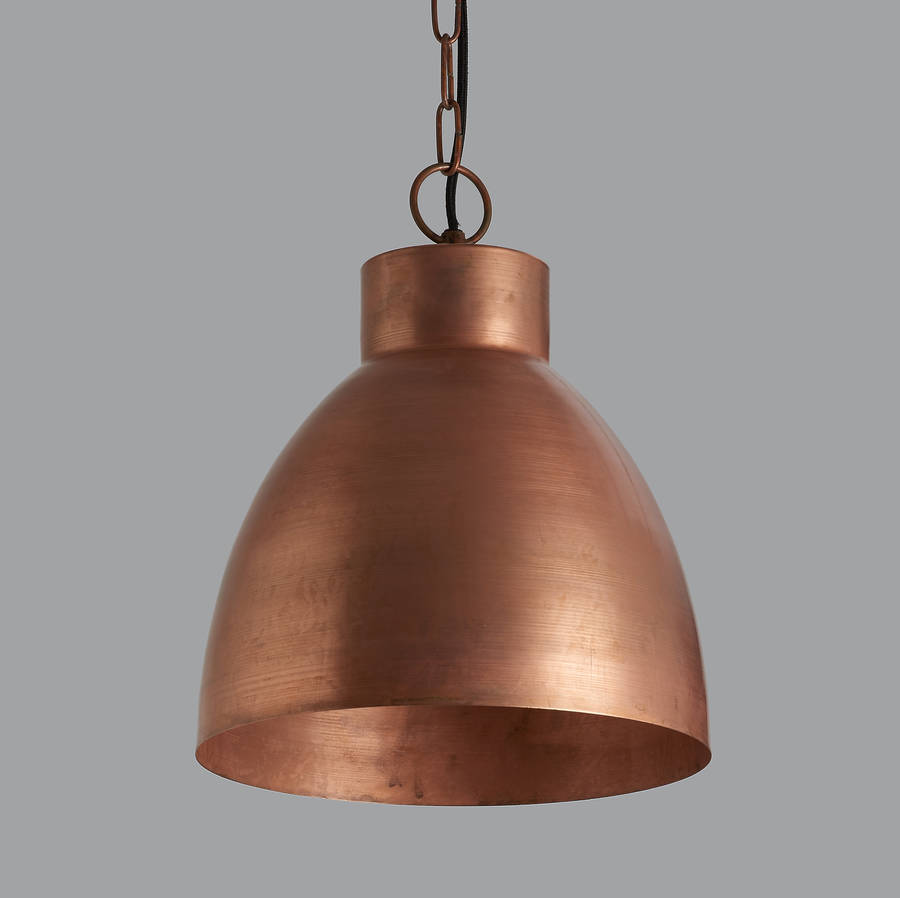 Antique Copper Pendant Light lava copper pendant light