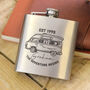 Personalised Campervan Adventure Hip Flask Camping Gift, thumbnail 3 of 4