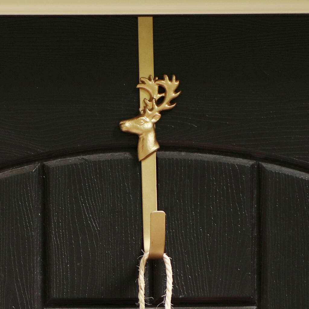Majestic Stag Over Door Wreath Hanger By Dibor