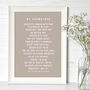 Personalised Godparent Poem A4 Print, thumbnail 3 of 4