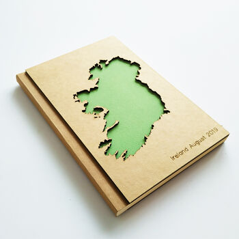 Handcrafted Ireland Map Travel Notebook, 2 of 6