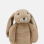 Brown Bunny Door Stop With Engraved Heart Keyring, thumbnail 6 of 6