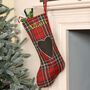 Personalised Highland Tartan Christmas Stocking, thumbnail 1 of 5