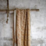 Fringed Recycled Rust Cotton Throw, thumbnail 1 of 3