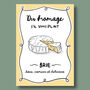 Du Fromage S'il Vous Plait, Cheese Please, Brie Print, thumbnail 5 of 7