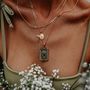 Magdalene Medal And Cross Double Pendant Necklace, thumbnail 3 of 6