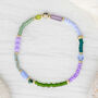 Willow African Turquoise And Dalmatian Jasper Friendship Bracelet, thumbnail 3 of 4