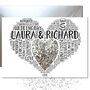Personalised Wedding Love Sparkle Card, thumbnail 3 of 7