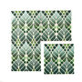 Art Nouveau Green Tile Handprinted Ceramic, thumbnail 4 of 11
