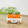 Carrot Salt And Pepper Shakers Food Decor Cruet Set, thumbnail 3 of 9