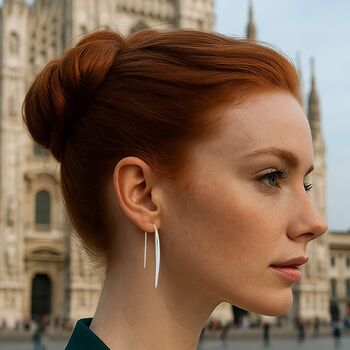 Gold Sterling Silver Chilli Pepper Earrings, 4 of 9