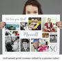 Personalised 80th Birthday Photo Collage, thumbnail 7 of 12