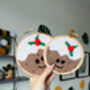 Festive Christmas Pudding Wall Hanging, thumbnail 7 of 7