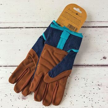 Mens Gardening Gloves And Grow Your Own Veg Seed Gift, 3 of 8